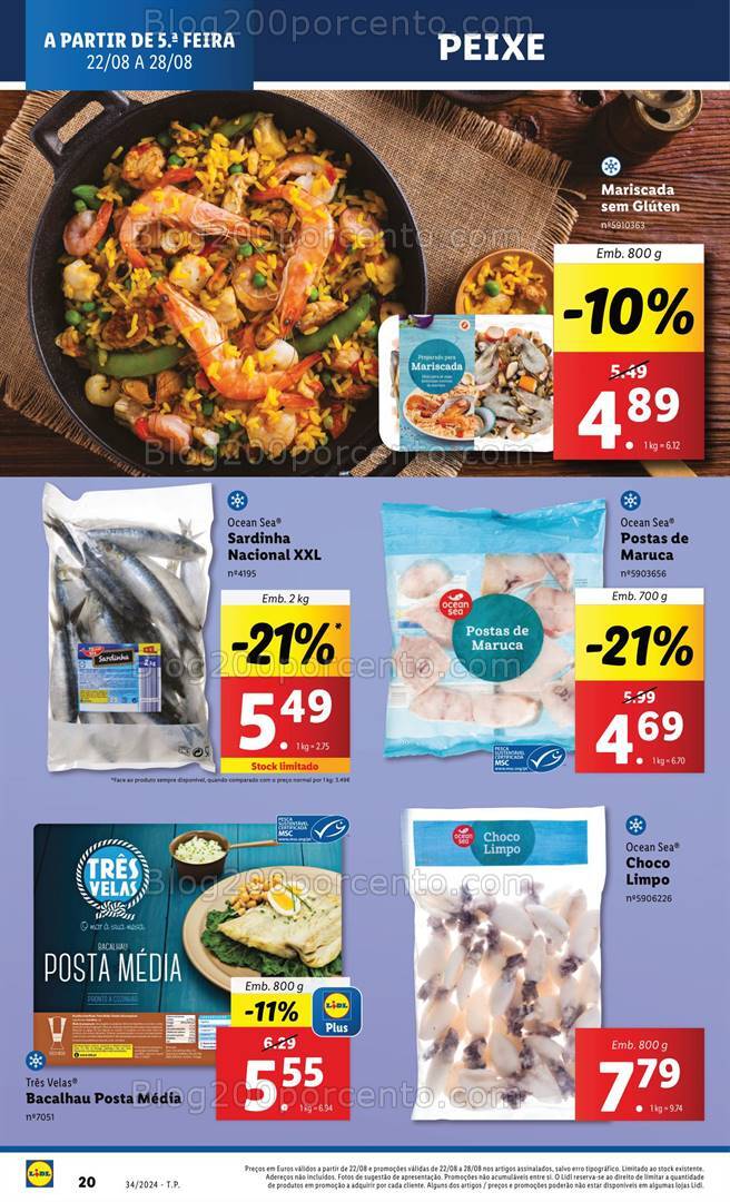 Antevisão Folheto LIDL Promoções de 22 a 28 agosto