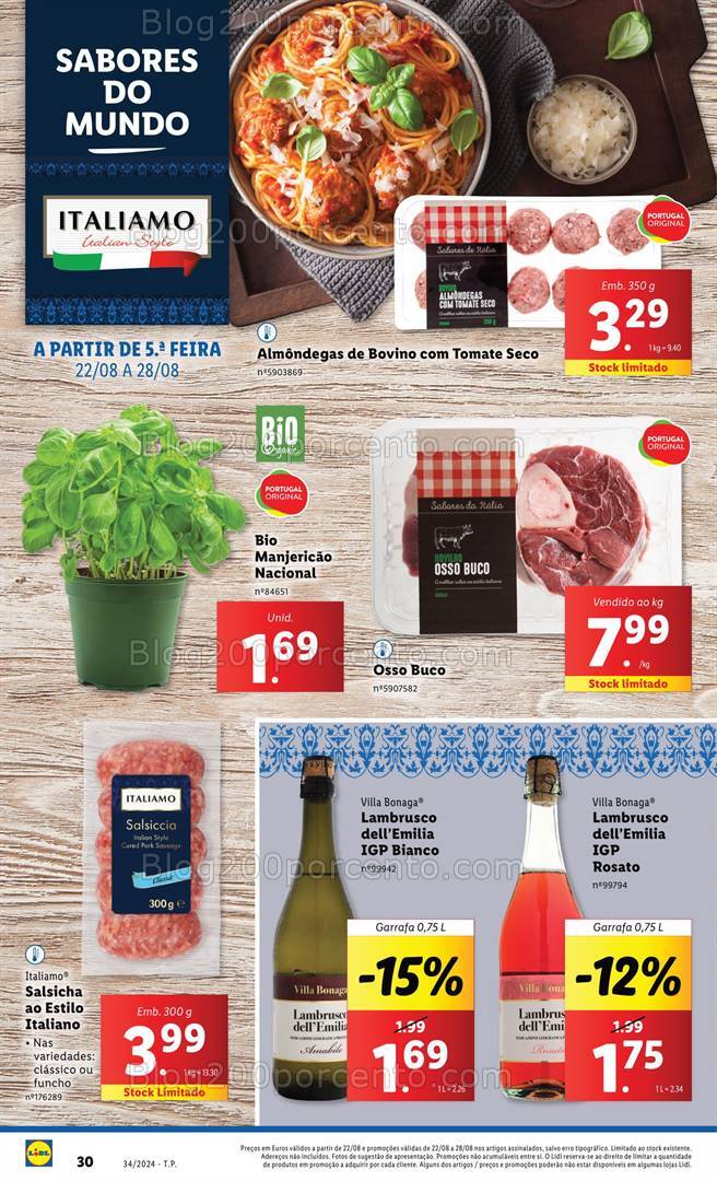 Antevisão Folheto LIDL Promoções de 22 a 28 agosto