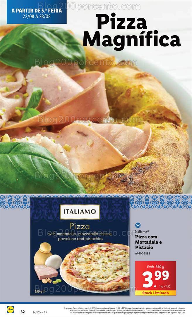 Antevisão Folheto LIDL Promoções de 22 a 28 agosto