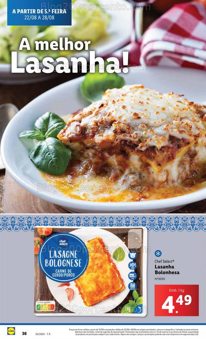 Antevisão Folheto LIDL Promoções de 22 a 28 agosto