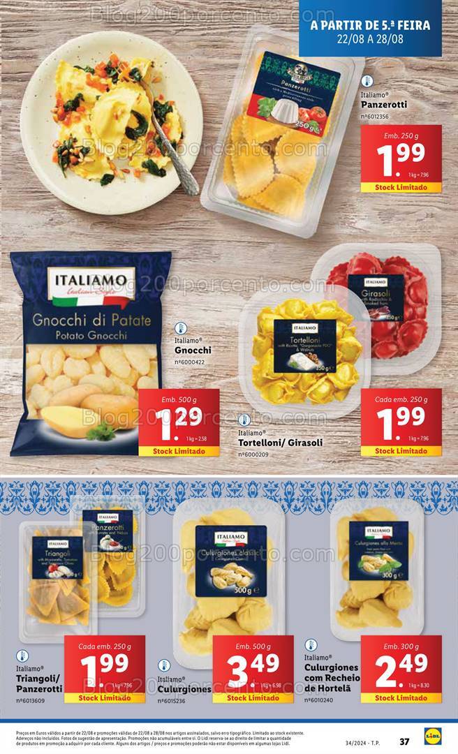 Antevisão Folheto LIDL Promoções de 22 a 28 agosto