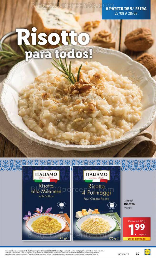 Antevisão Folheto LIDL Promoções de 22 a 28 agosto