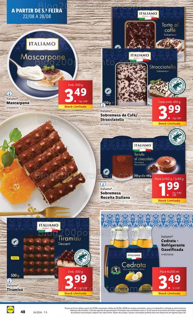 Antevisão Folheto LIDL Promoções de 22 a 28 agosto