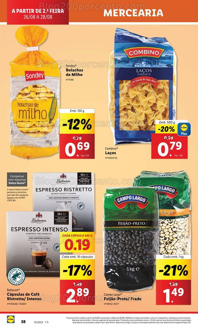 Antevisão Folheto LIDL Promoções de 22 a 28 agosto