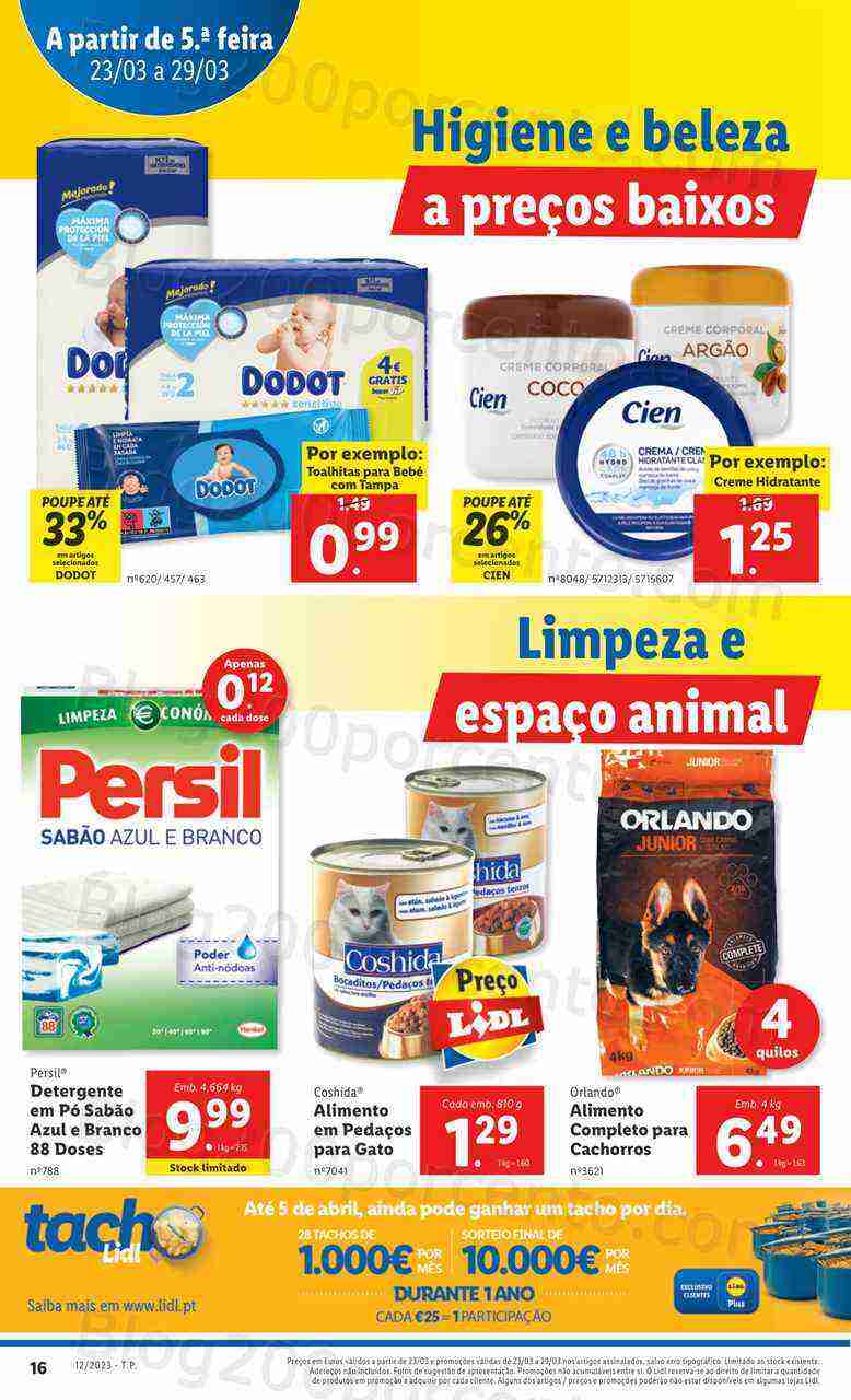 Antevisão Folheto LIDL Promoções de 23 a 29 março