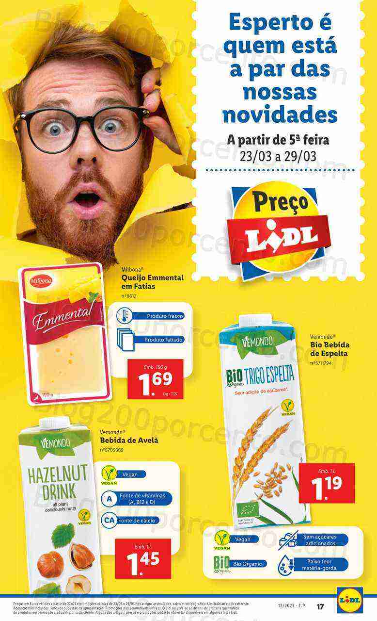 Antevisão Folheto LIDL Promoções de 23 a 29 março