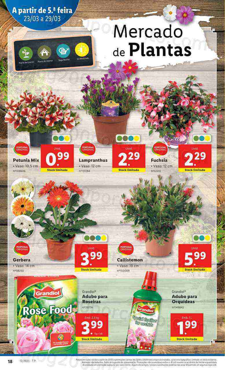 Antevisão Folheto LIDL Promoções de 23 a 29 março