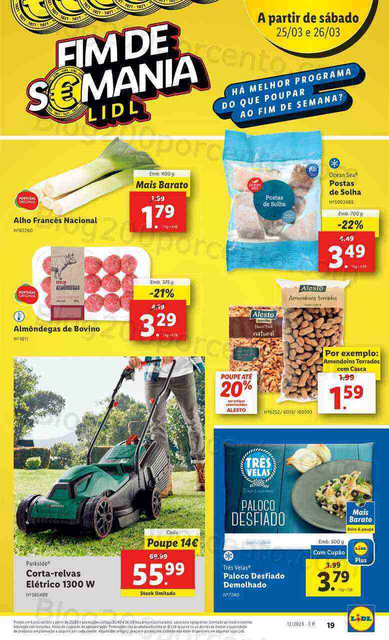 Antevisão Folheto LIDL Promoções de 23 a 29 março