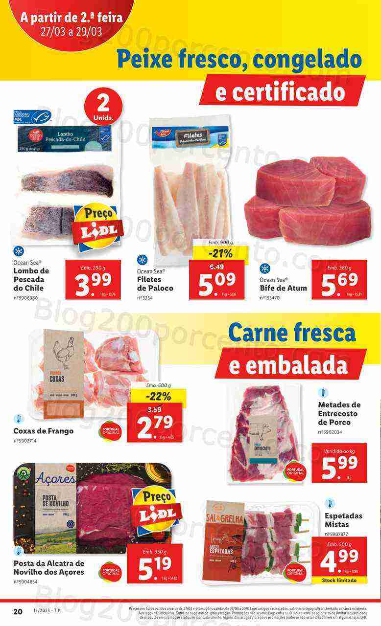 Antevisão Folheto LIDL Promoções de 23 a 29 março