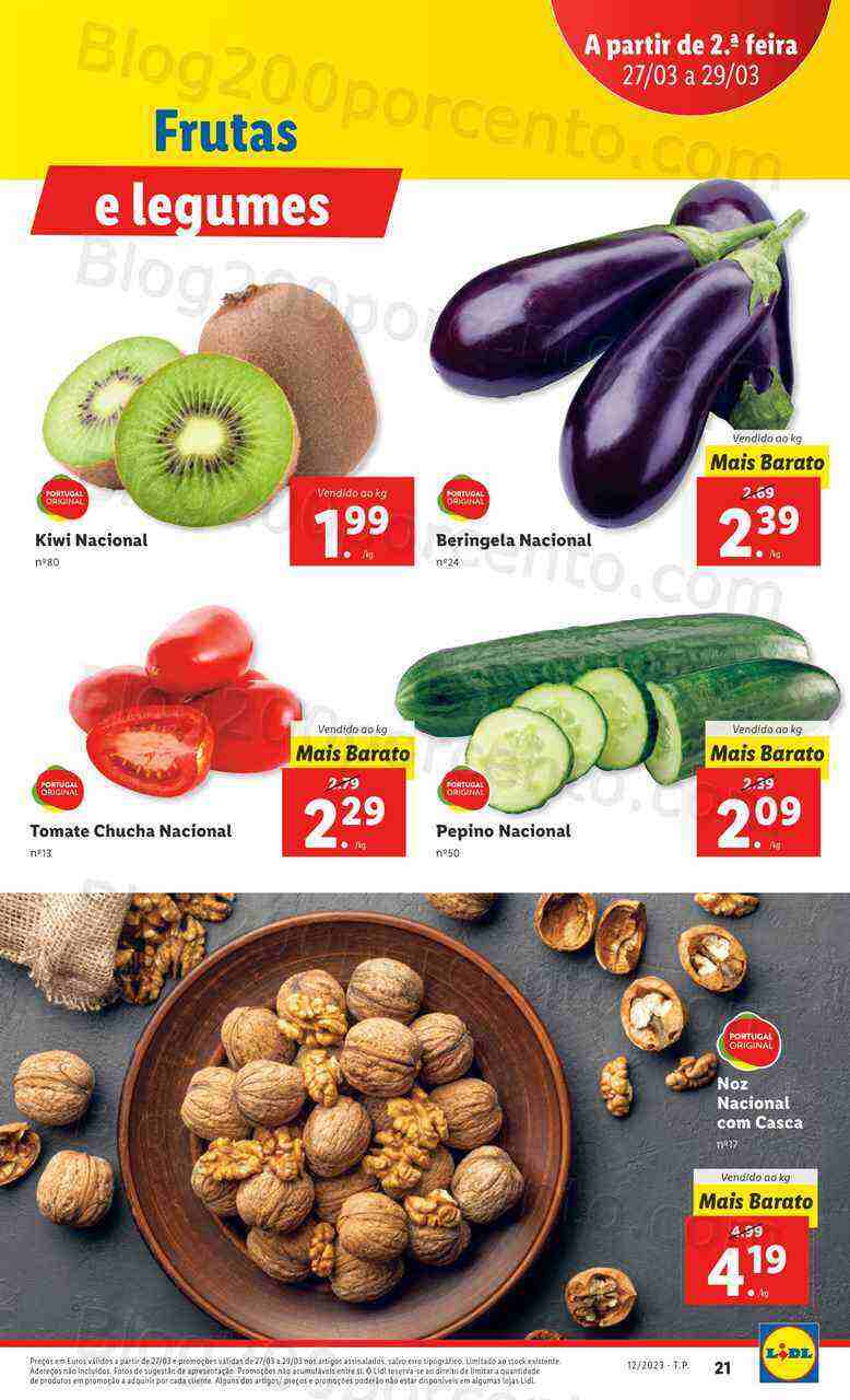 Antevisão Folheto LIDL Promoções de 23 a 29 março