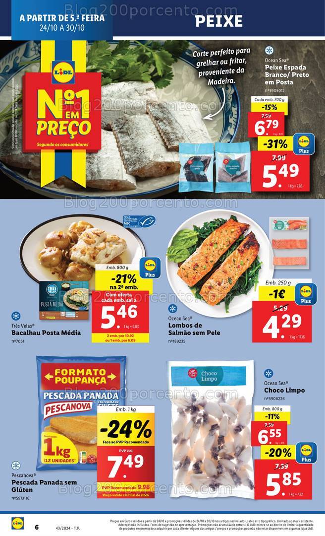 Antevisão Folheto LIDL Supermercado Promoções a partir de 24 outubro