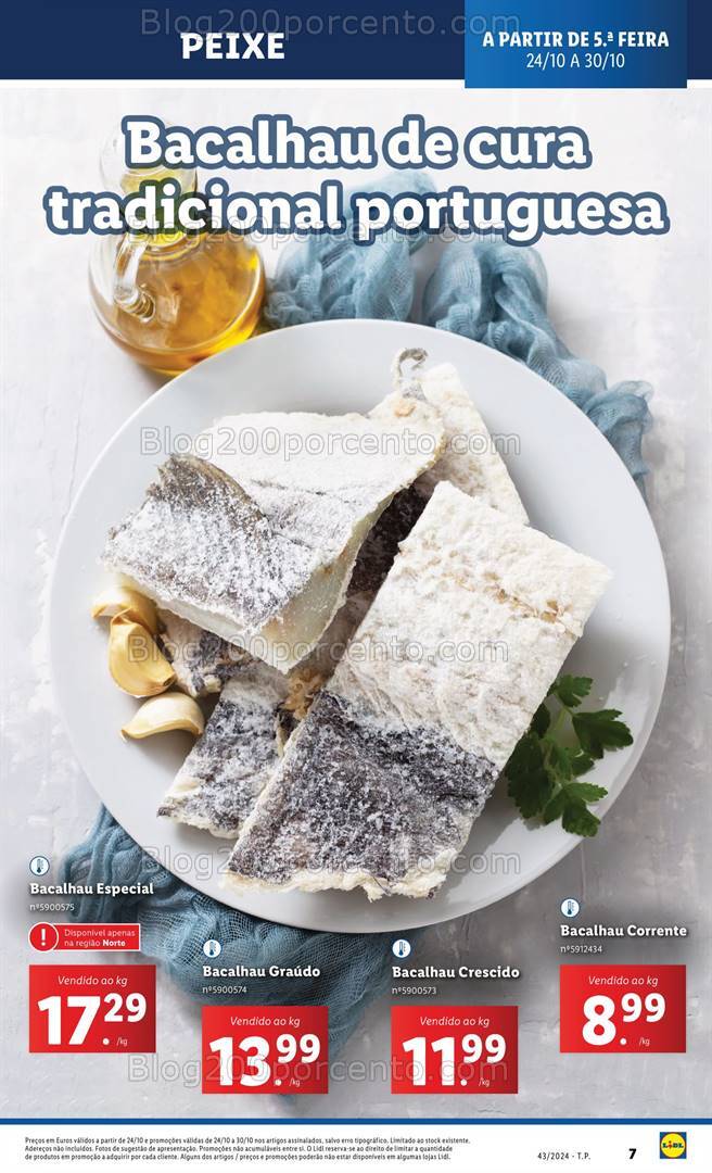 Antevisão Folheto LIDL Supermercado Promoções a partir de 24 outubro