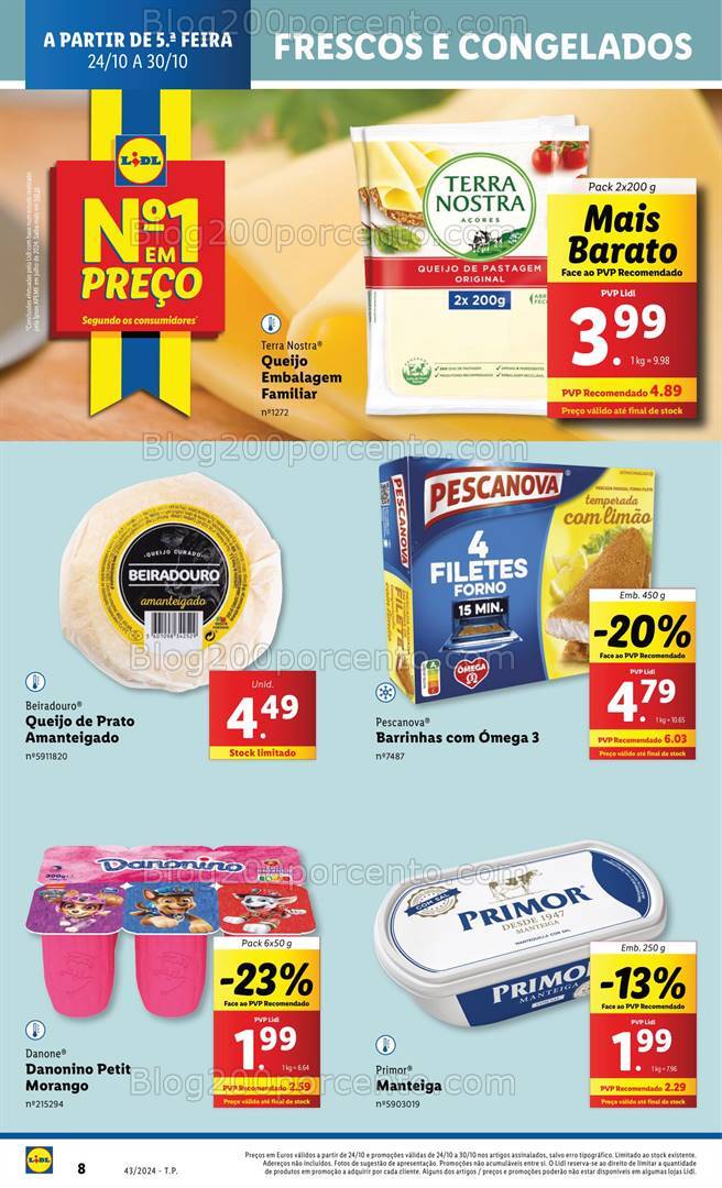 Antevisão Folheto LIDL Supermercado Promoções a partir de 24 outubro