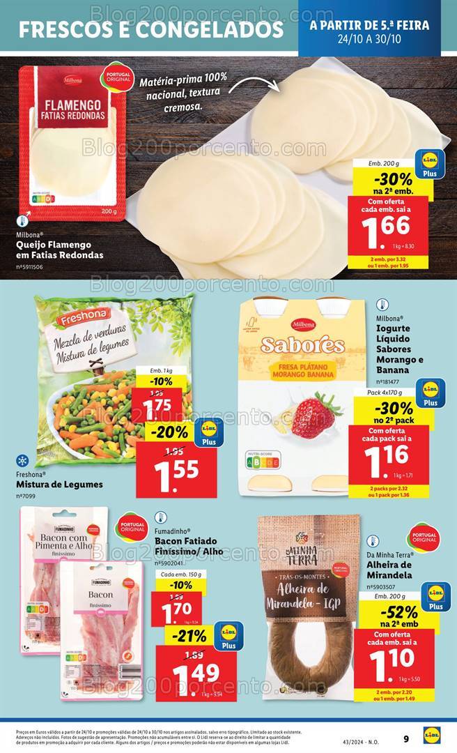 Antevisão Folheto LIDL Supermercado Promoções a partir de 24 outubro