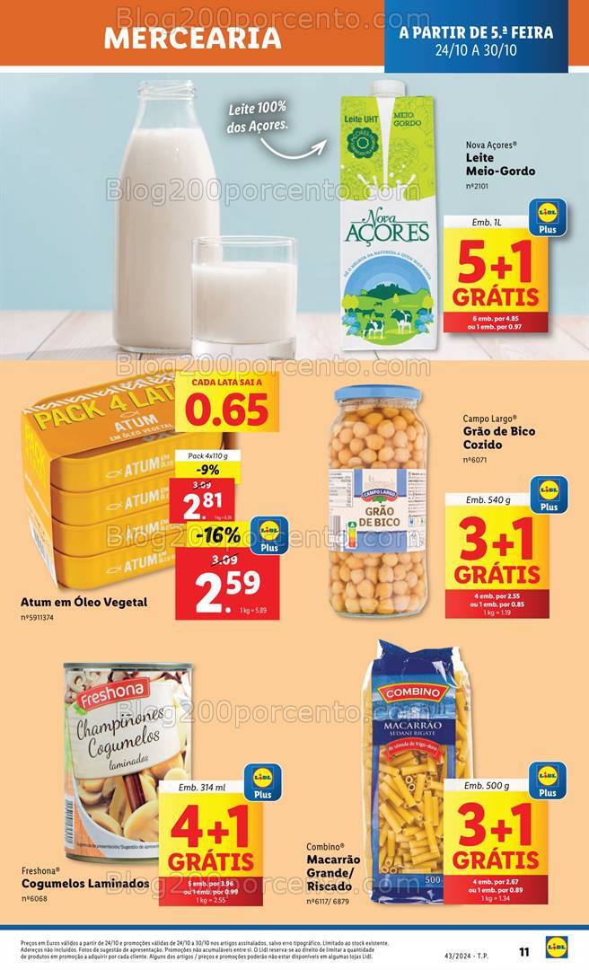 Antevisão Folheto LIDL Supermercado Promoções a partir de 24 outubro