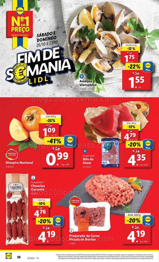 Antevisão Folheto LIDL Natal Supermercado Promoções de 24 a 30 outubro