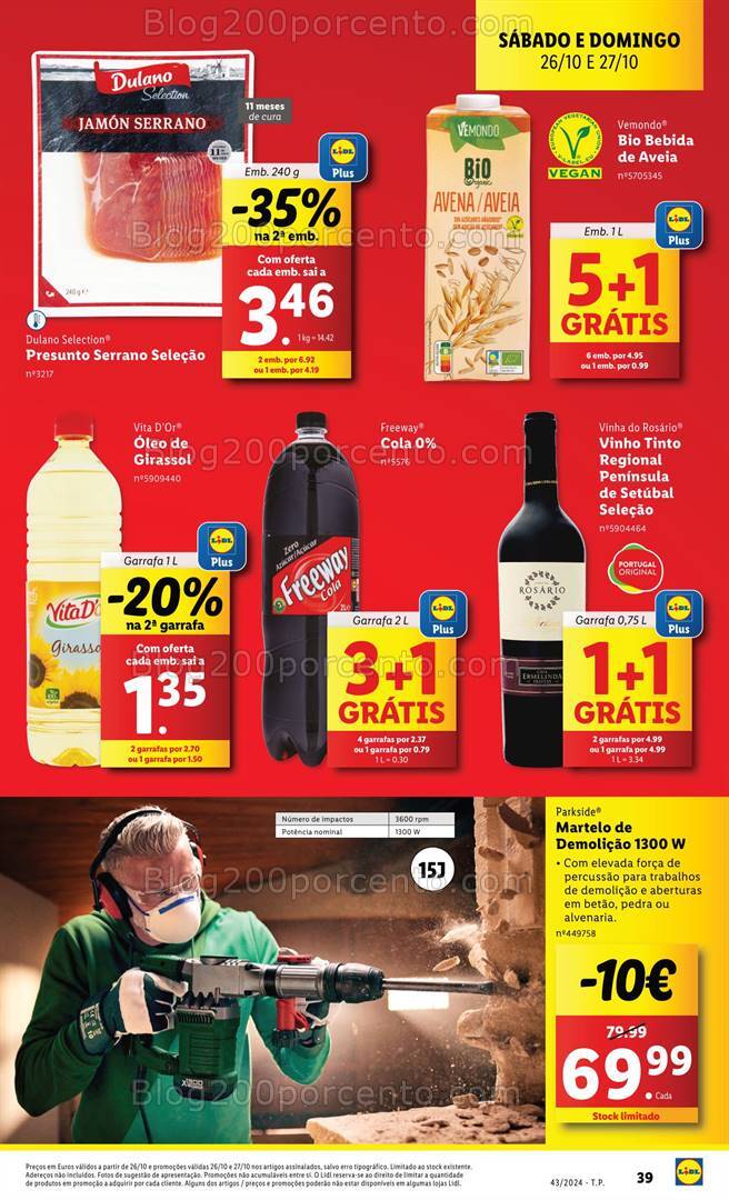 Antevisão Folheto LIDL Natal Supermercado Promoções de 24 a 30 outubro