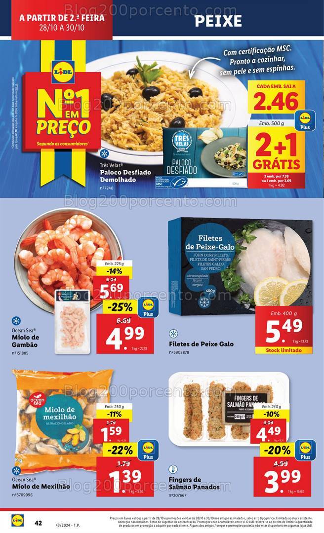 Antevisão Folheto LIDL Supermercado Promoções de 28 a 30 outubro