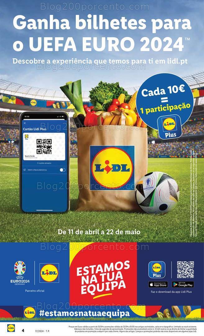 Antevisão Folheto LIDL Promoções de 25 abril a 1 maio