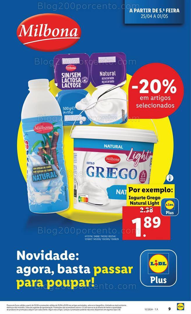 Antevisão Folheto LIDL Promoções de 25 abril a 1 maio