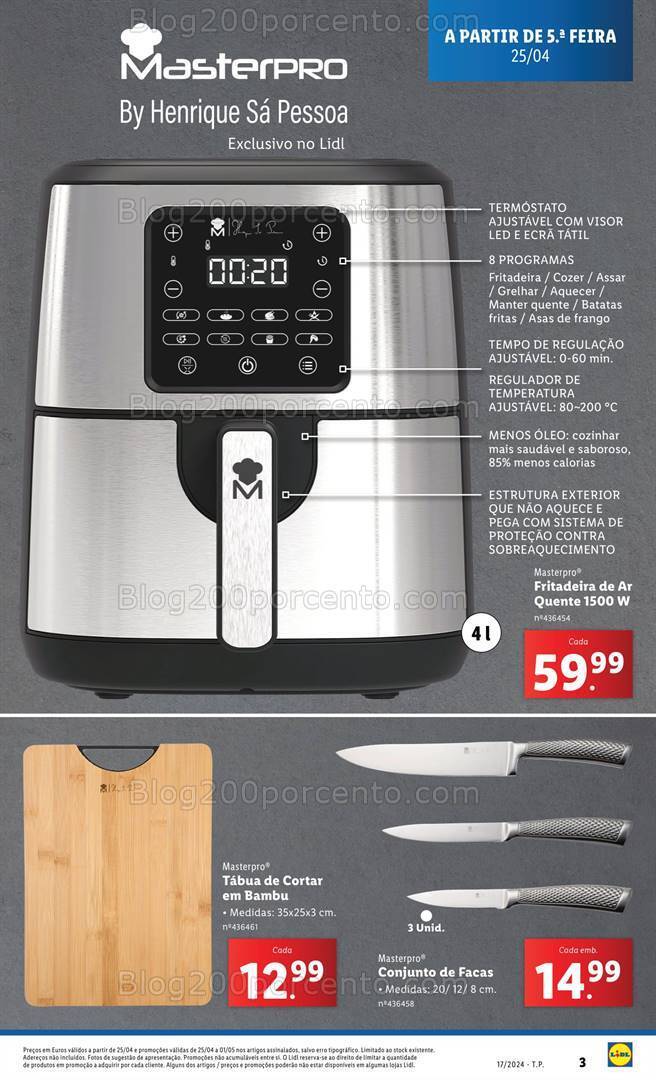 Antevisão Folheto LIDL Bazar Promoções de 25 abril a 1 maio