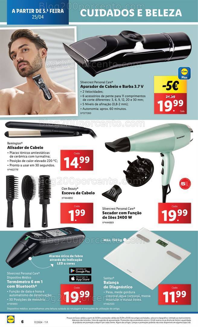Antevisão Folheto LIDL Bazar Promoções de 25 abril a 1 maio