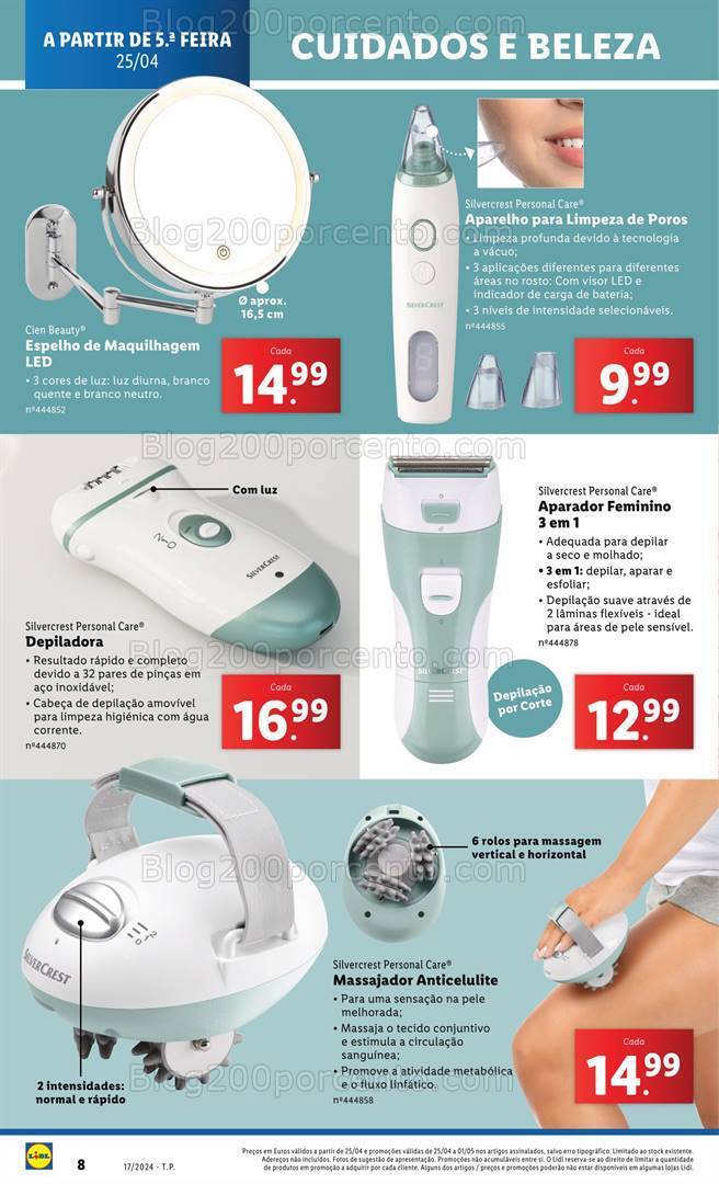 Antevisão Folheto LIDL Bazar Promoções de 25 abril a 1 maio