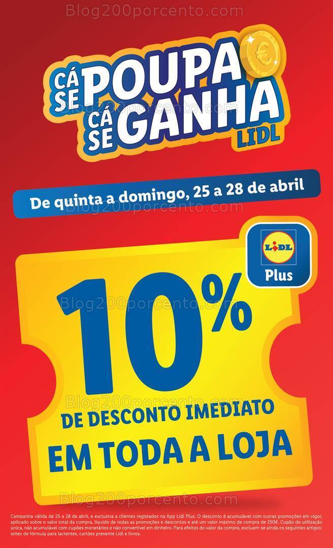 Antevisão Folheto LIDL Bazar Promoções de 25 abril a 1 maio