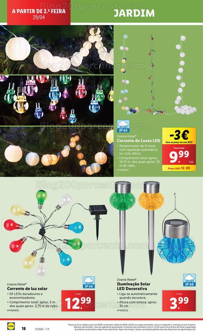 Antevisão Folheto LIDL Bazar Promoções a partir de 29 abril