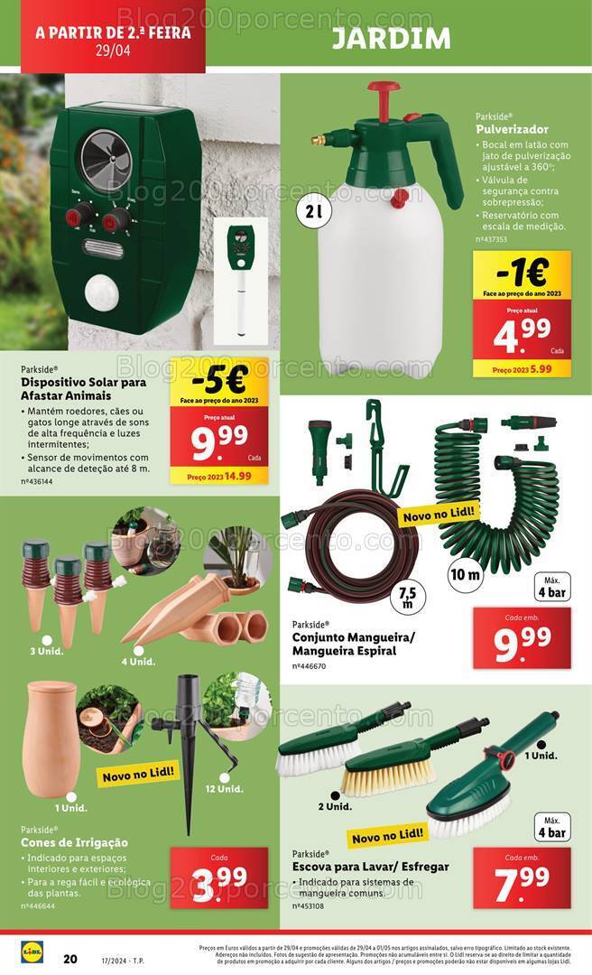 Antevisão Folheto LIDL Bazar Promoções a partir de 29 abril