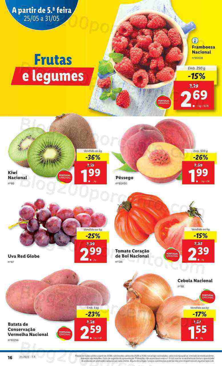 Antevisão Folheto LIDL Supermercado Promoções de 25 a 31 maio