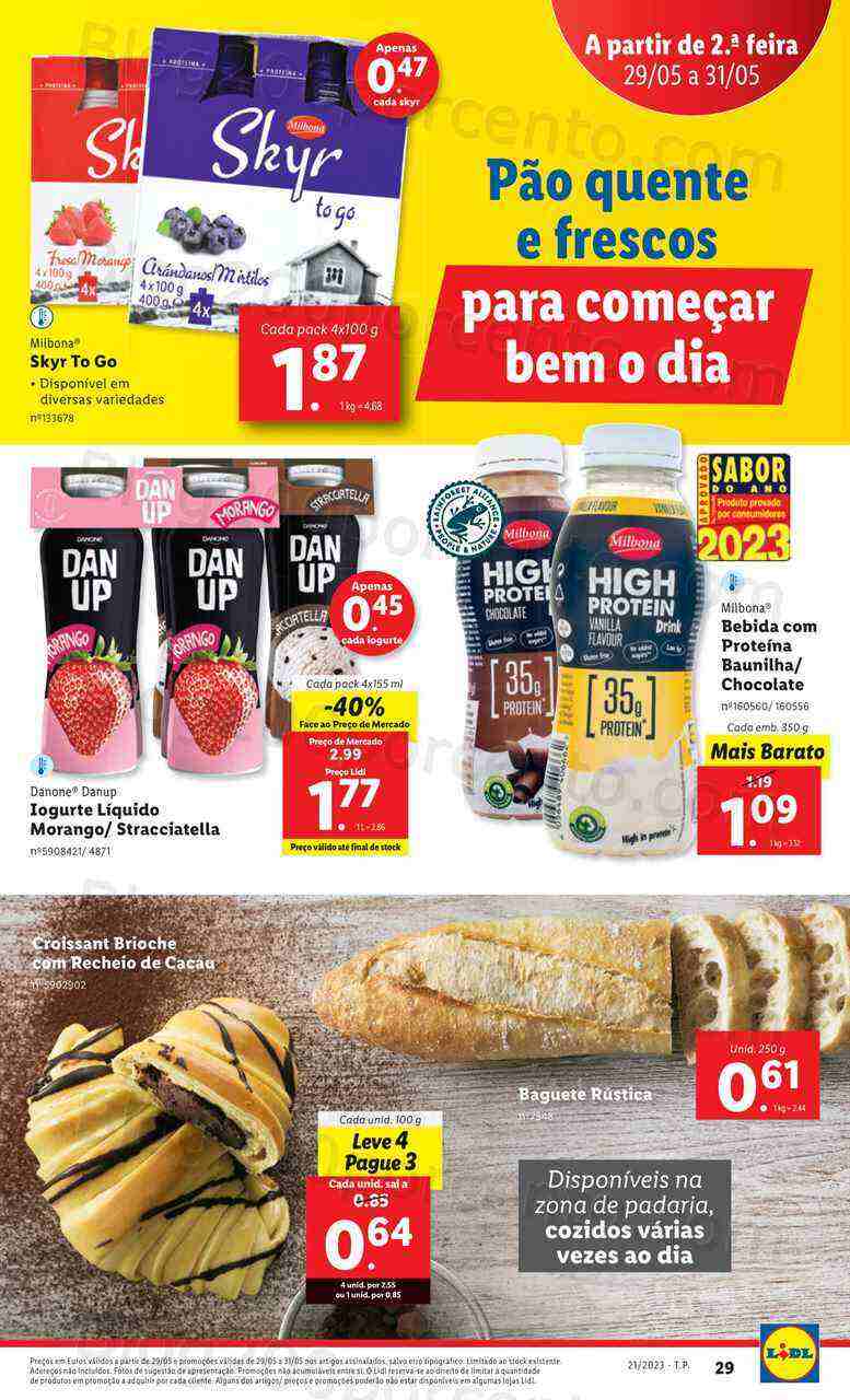 Antevisão Folheto LIDL Supermercado Promoções de 29 a 31 maio