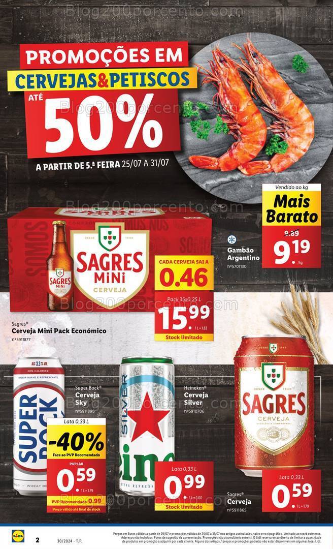 Antevisão Folheto LIDL Promoções de 25 a 31 julho