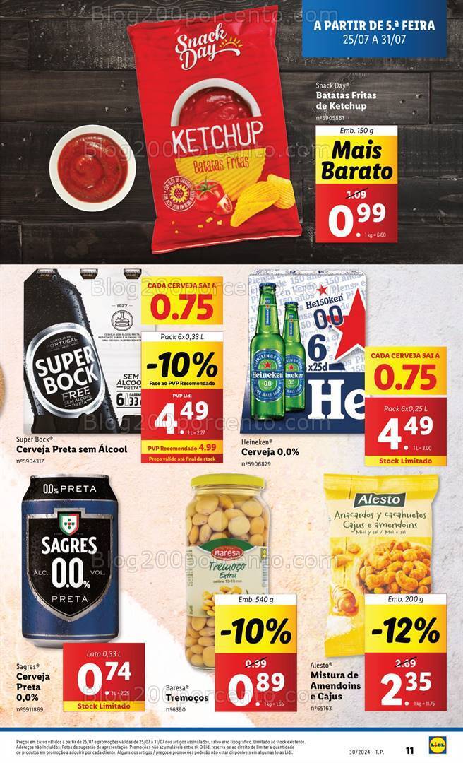 Antevisão Folheto LIDL Promoções de 25 a 31 julho