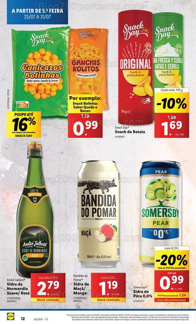 Antevisão Folheto LIDL Promoções de 25 a 31 julho