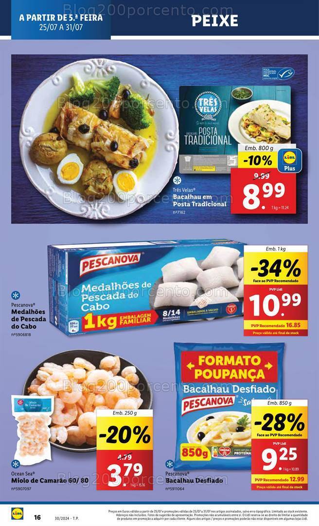 Antevisão Folheto LIDL Promoções de 25 a 31 julho