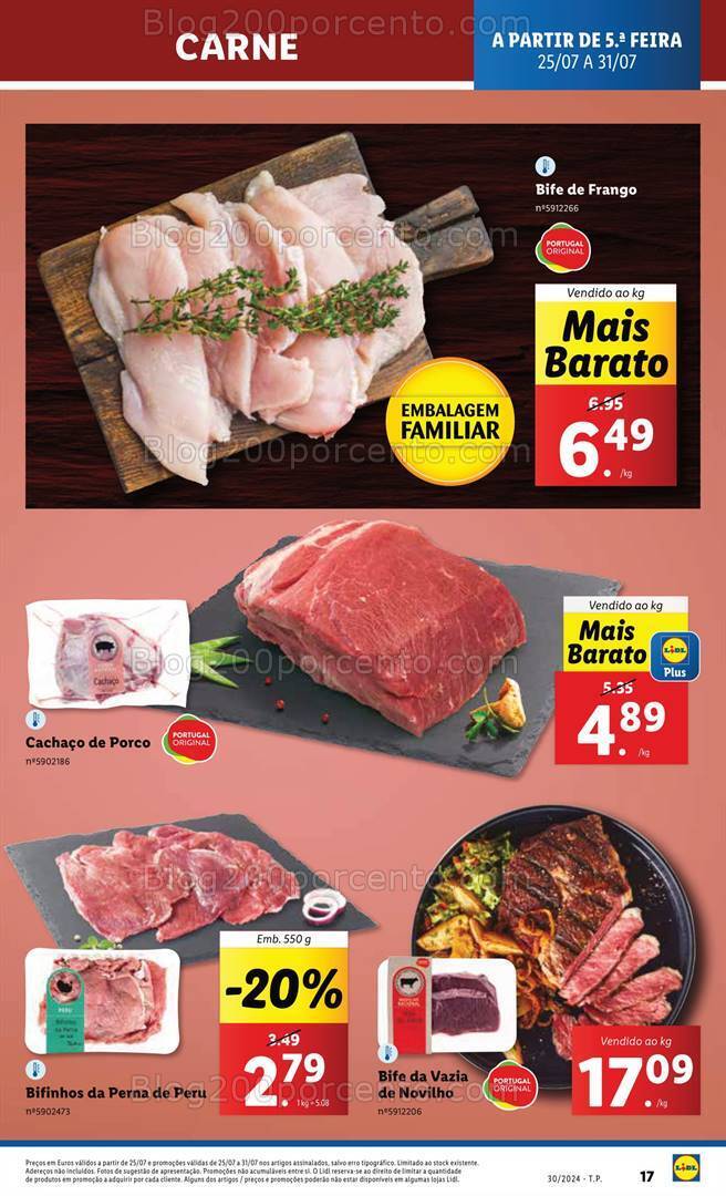 Antevisão Folheto LIDL Promoções de 25 a 31 julho