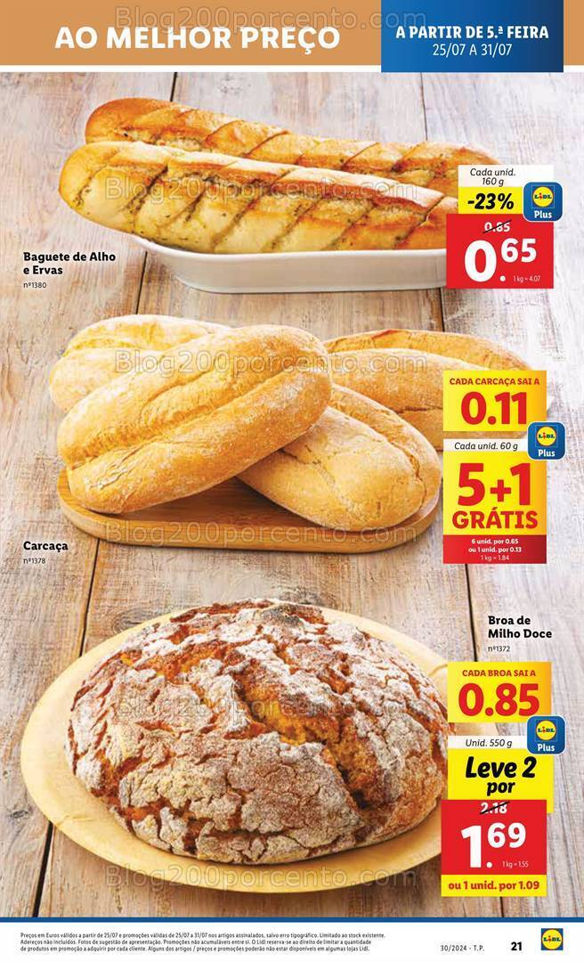 Antevisão Folheto LIDL Promoções de 25 a 31 julho