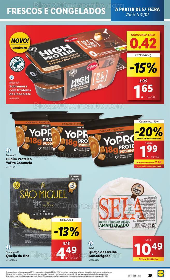 Antevisão Folheto LIDL Promoções de 25 a 31 julho