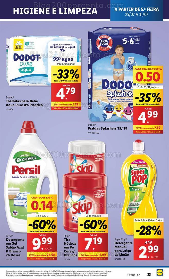 Antevisão Folheto LIDL Promoções de 25 a 31 julho