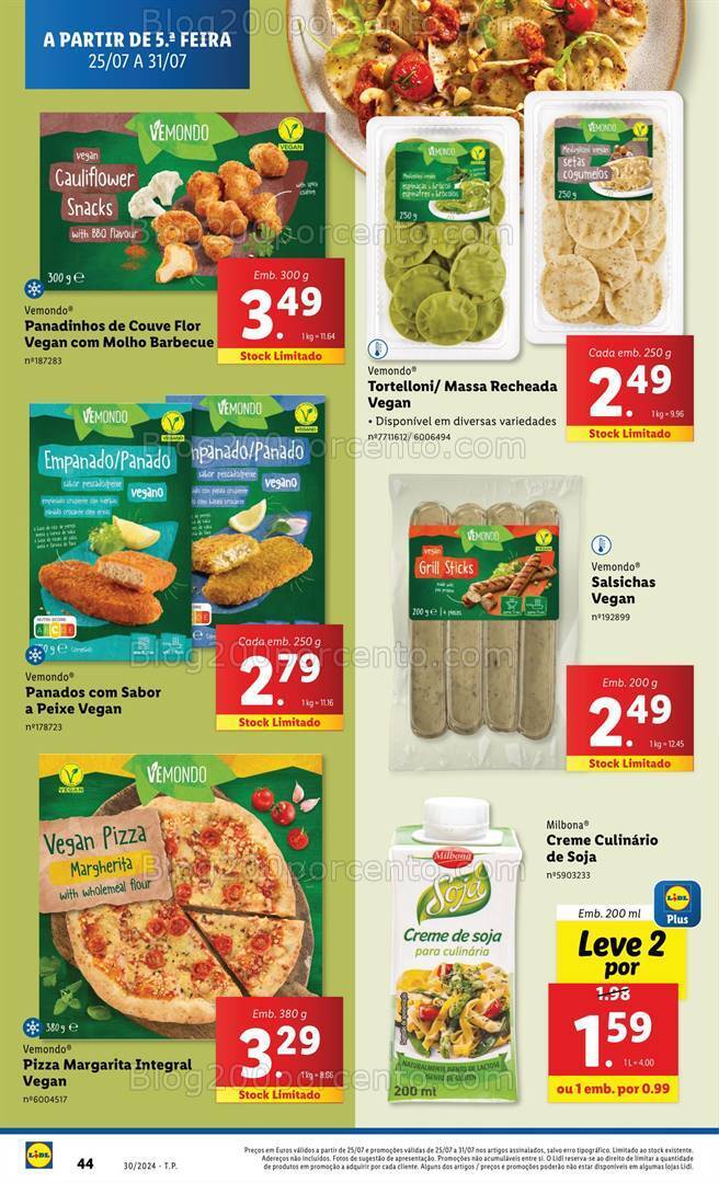 Antevisão Folheto LIDL Promoções de 25 a 31 julho
