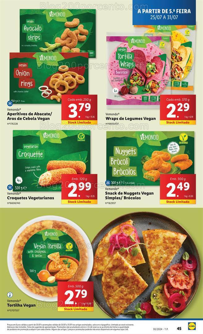 Antevisão Folheto LIDL Promoções de 25 a 31 julho