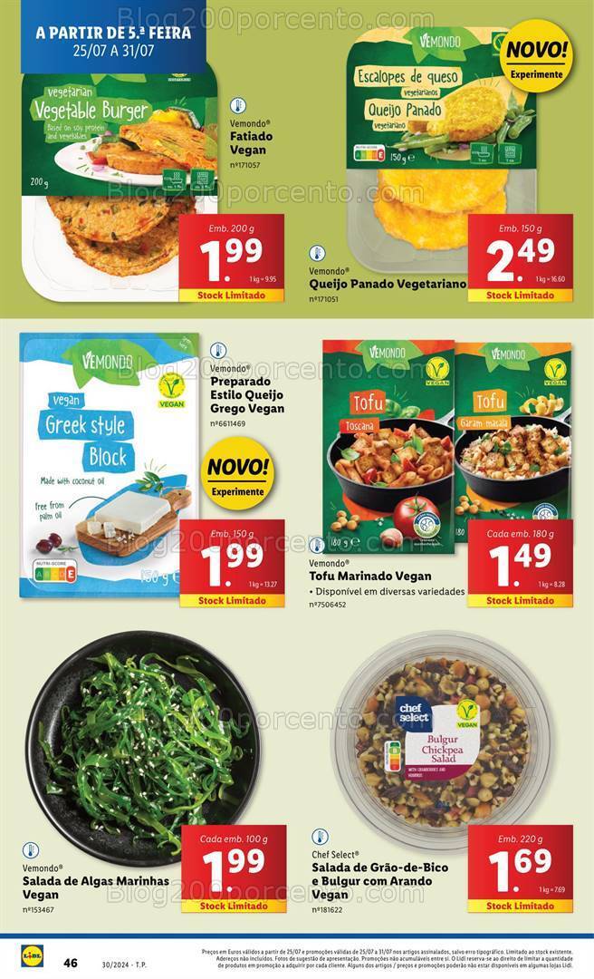 Antevisão Folheto LIDL Promoções de 25 a 31 julho