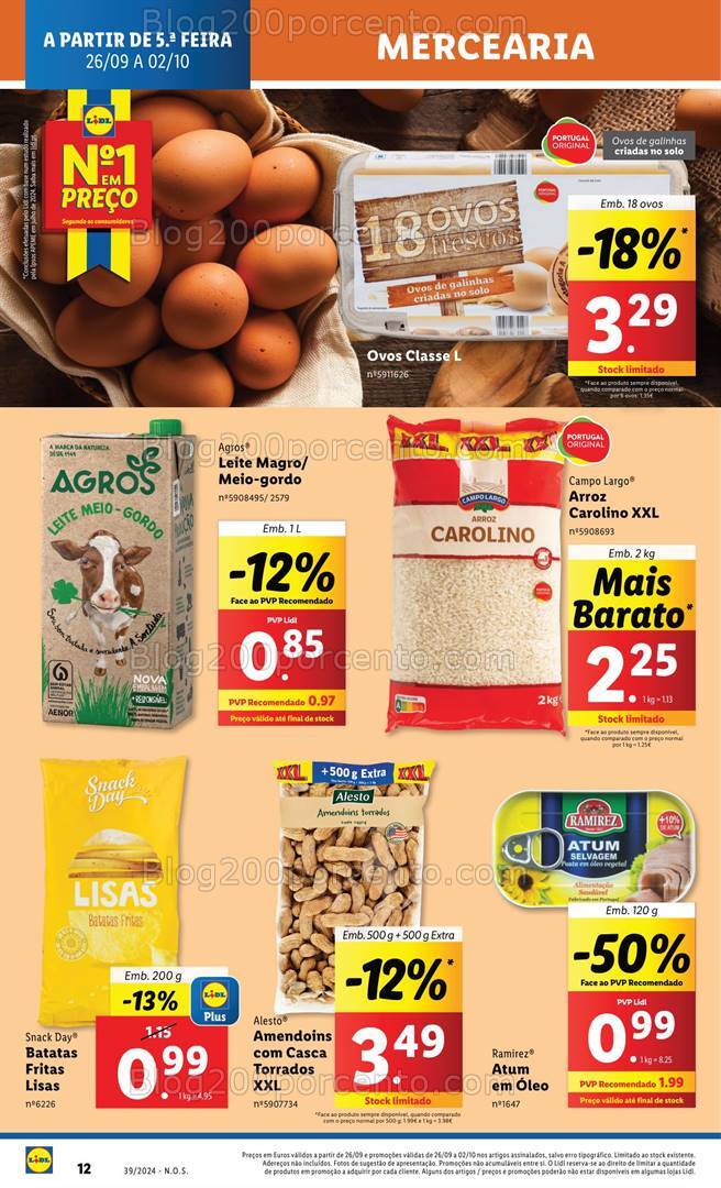 Antevisão Folheto LIDL Promoções de 26 setembro a 2 outubro