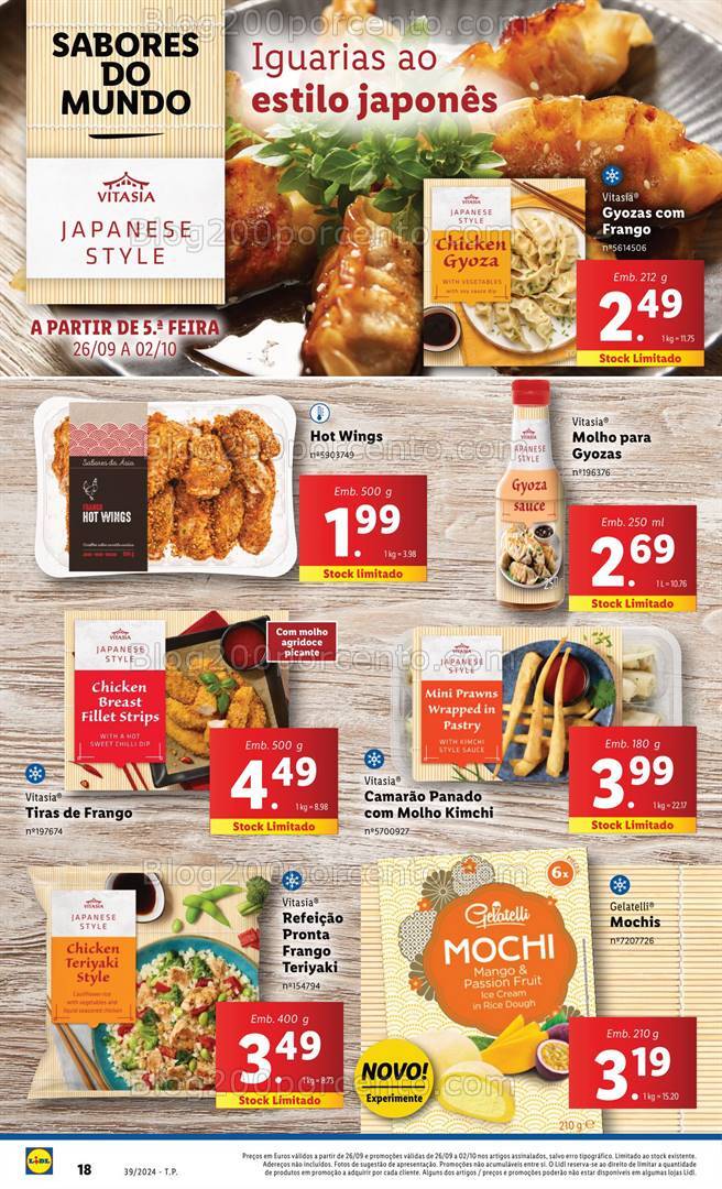 Antevisão Folheto LIDL Sabores do mundo Promoções de 26 setembro a 2 outubro