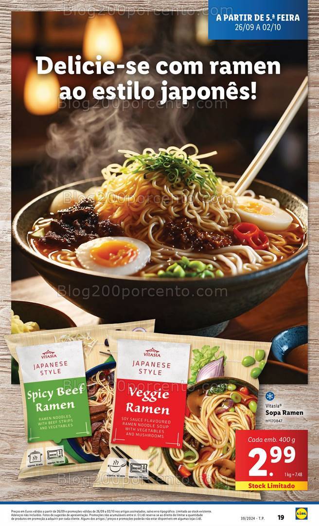 Antevisão Folheto LIDL Sabores do mundo Promoções de 26 setembro a 2 outubro