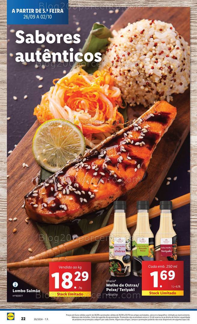 Antevisão Folheto LIDL Sabores do mundo Promoções de 26 setembro a 2 outubro