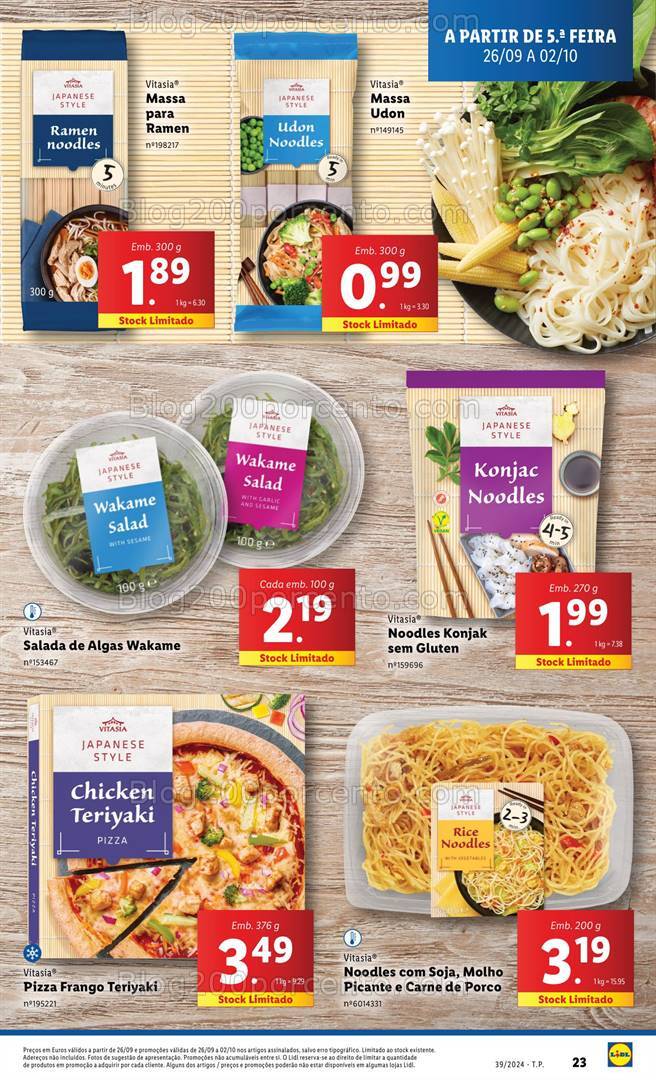 Antevisão Folheto LIDL Sabores do mundo Promoções de 26 setembro a 2 outubro