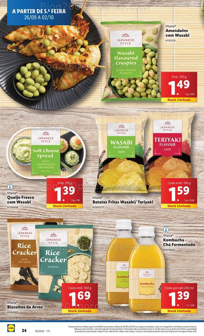 Antevisão Folheto LIDL Sabores do mundo Promoções de 26 setembro a 2 outubro