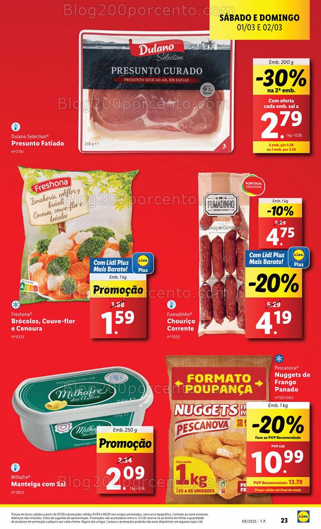 Antevisão Folheto LIDL Especial Fim de Semana - 1 e 2 março